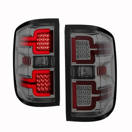 ANZO - [product_sku] - ANZO 2014-2018 Chevy Silverado 1500 LED Taillights Smoke - Fastmodz