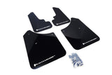 Rally Armor MF5-UR-BLK/WH FITS: 2003-2008 Subaru Forester UR Black Mud Flap w/ White Logo