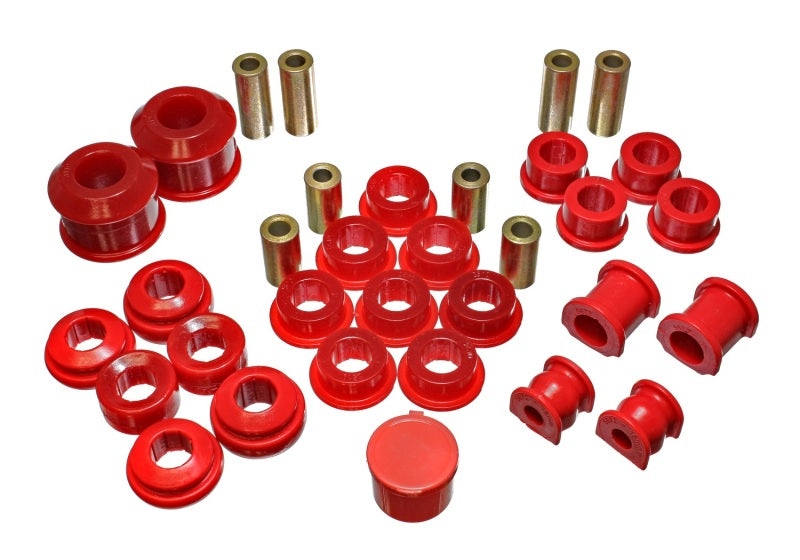 Energy Suspension 16.18112R - 02-05 Honda Civic Si Red Hyper-Flex Master Bushing Set