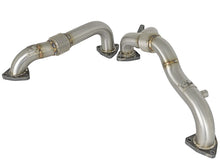 Load image into Gallery viewer, aFe Twisted Steel Header Up-Pipe 08-10 Ford Diesel Trucks V8-6.4L (td)