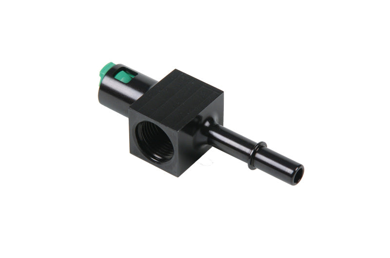 Aeromotive 15121 FITS 3/8in Quick Connect with AN-08 port and 1/8in gauge port
