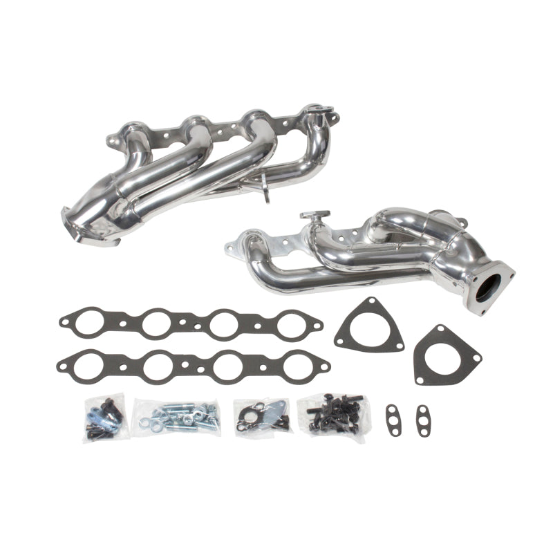 BBK 40050 FITS 99-04 GM Truck SUV 4.8 5.3 Shorty Tuned Length Exhaust Headers1-3/4 Silver Ceramic