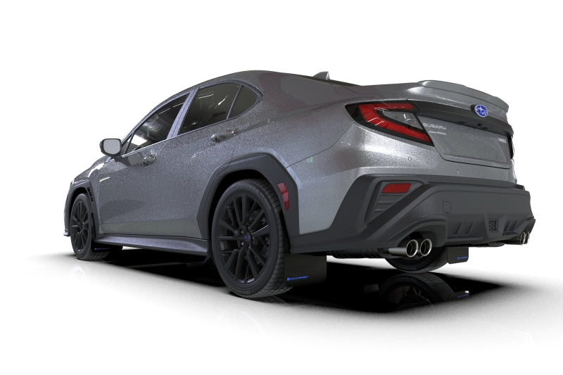 Rally Armor MF92-UR-BLK/BL FITS: 2022 Subaru WRX Black UR Mud Flap w/ Blue Logo