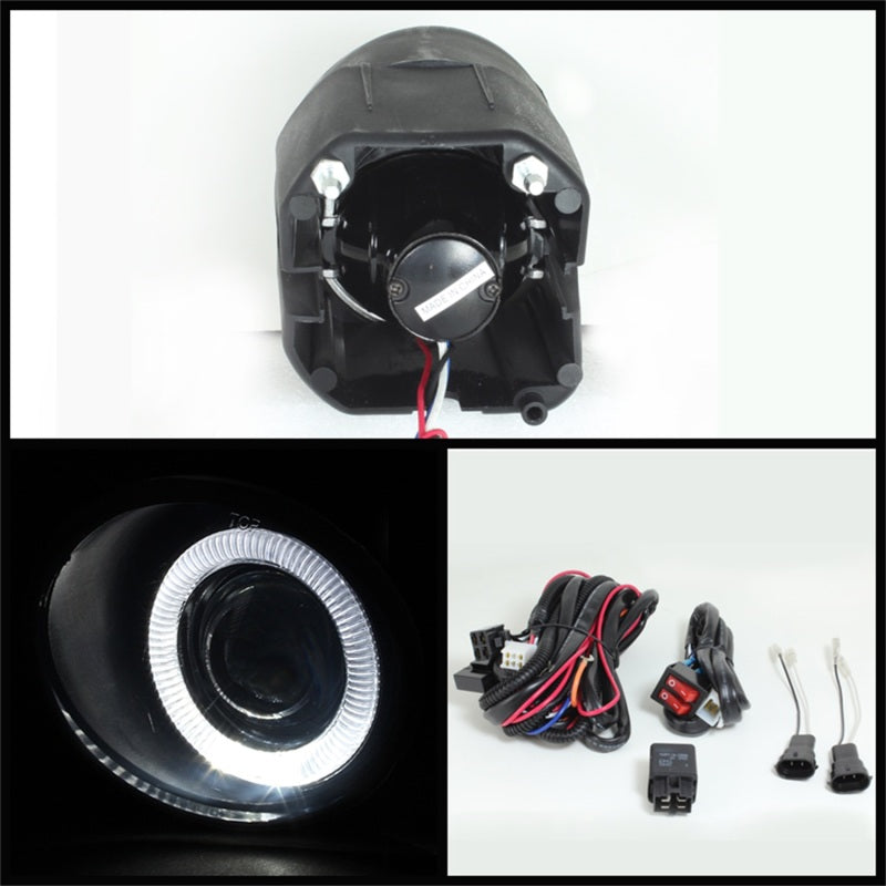 SPYDER 5070463 - Spyder Nissan Maxima 00-01/Frontier 01-04 Projector Fog Lights w/swch Smke FL-P-NM00-HL-SM