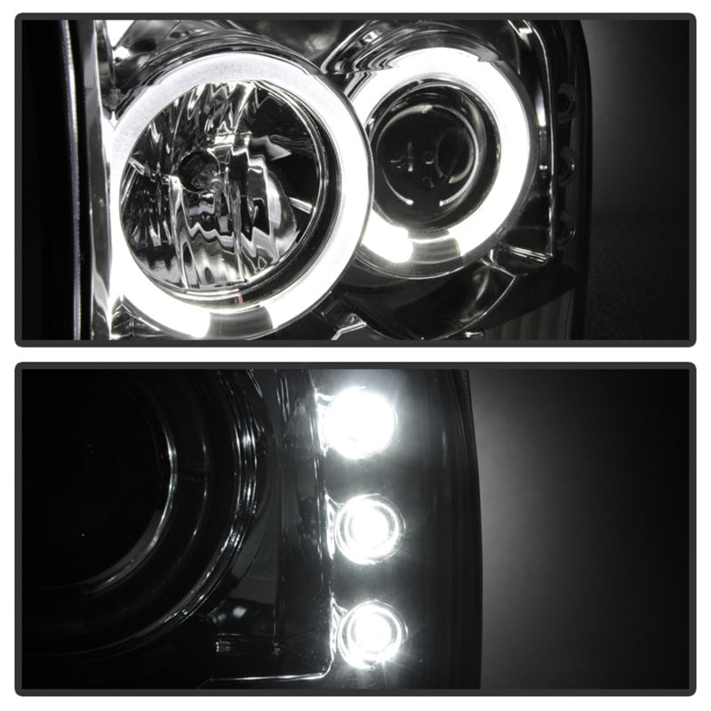 SPYDER 5010360 - Spyder Ford F250 Super Duty 99-04 Projector Version 2 LED Halo LED Chrm PRO-YD-FF25099-1P-G2-C