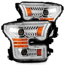 Load image into Gallery viewer, AlphaRex 880157 FITS 15-17 Ford F-150 PRO-Series Projector Headlights Plank Style Chrm w/Activ Light/Seq Signal