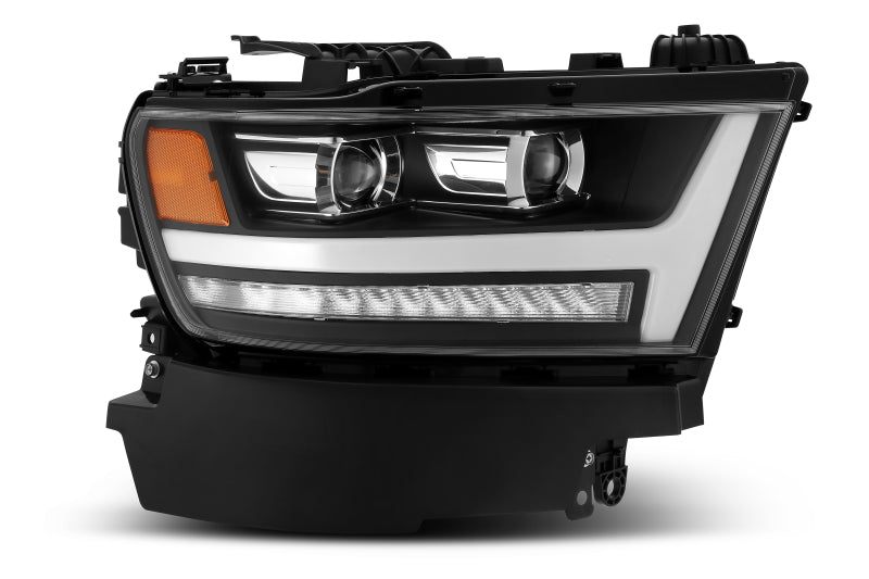 AlphaRex 880515 FITS 19-20 Ram 1500HD PRO-Series Proj Headlight Plnk Style Blk w/Activ Light/Seq Signal/Plnk DRL