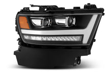 Load image into Gallery viewer, AlphaRex 880515 FITS 19-20 Ram 1500HD PRO-Series Proj Headlight Plnk Style Blk w/Activ Light/Seq Signal/Plnk DRL