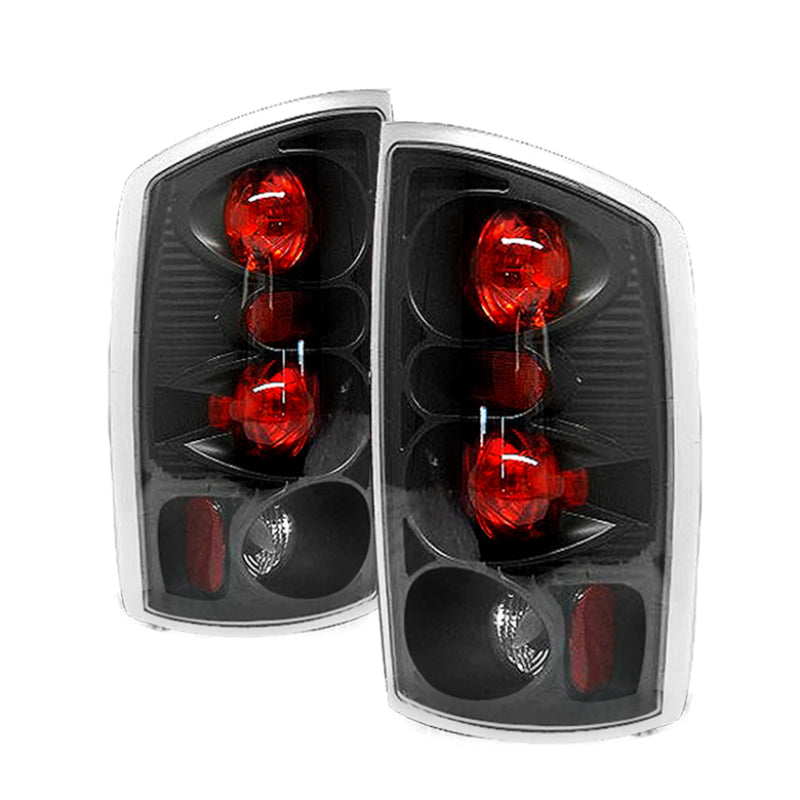 SPYDER 5002525 - Spyder Dodge Ram 02-06 1500/Ram 2500/3500 03-06 Euro Style Tail Lights Black ALT-YD-DRAM02-BK