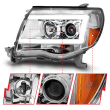 Load image into Gallery viewer, ANZO 111518 -  FITS: 2005-2011 Toyota Tacoma Projector Headlights w/ Light Bar Chrome Housing