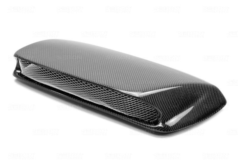 Seibon HDS0203SBIMP-STI FITS 02-03 Subaru WRX STi Carbon Fiber Hood ScoopOnly Fits OEM Hoods (Not  Hoods)