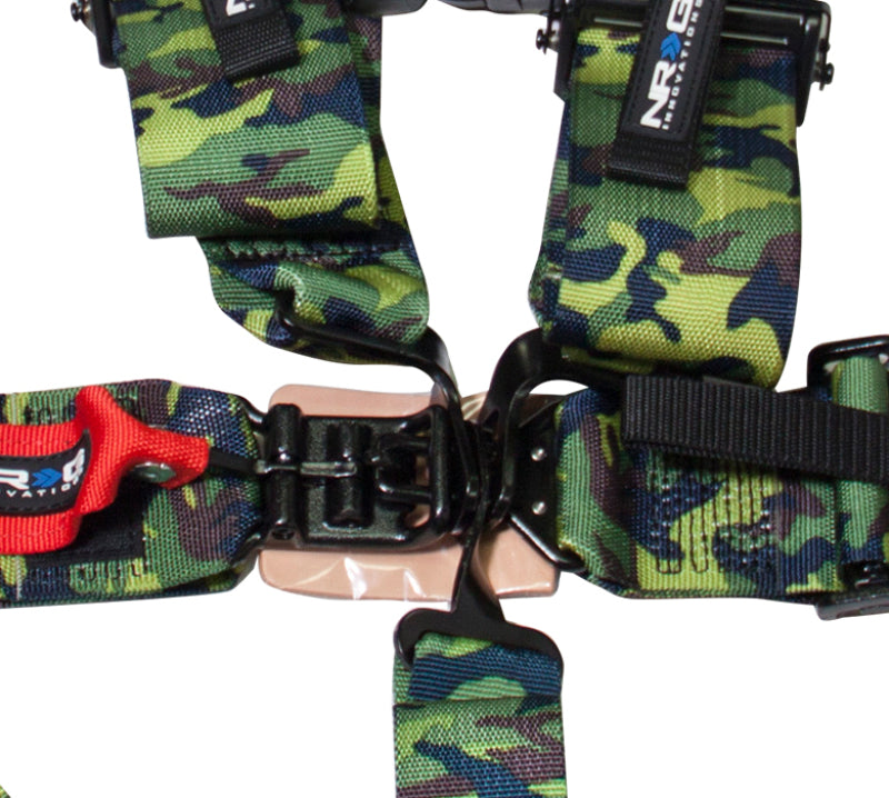 NRG SBH-5PCCAMO-620 - SFI 16.1 5pt 3in. Seat Belt Harness/ Latch LinkCamo