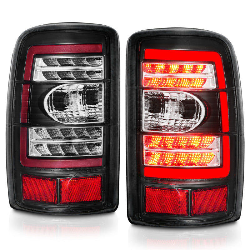 ANZO 311362 FITS 2000-2006 Chevrolet Tahoe LED Tail Lights w/ Clear Lens Black Housing