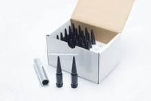 Load image into Gallery viewer, Wheel Mate 35421P - Spiked Lug Nuts Set of 24 Black 14x1.50