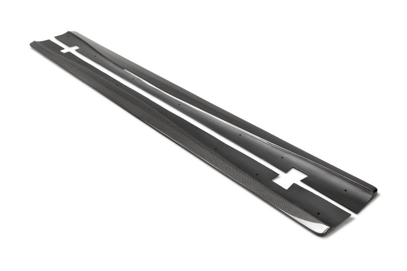Anderson Composites AC-SS20DGCR-MB FITS 20-21 Dodge Charger Hellcat Type-MB Wide Body Rocker Panel Splitter