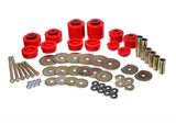 Energy Suspension 4.4123R - 80-96 Ford F-150/250/350 Red Body Mount Set Includes Hardware