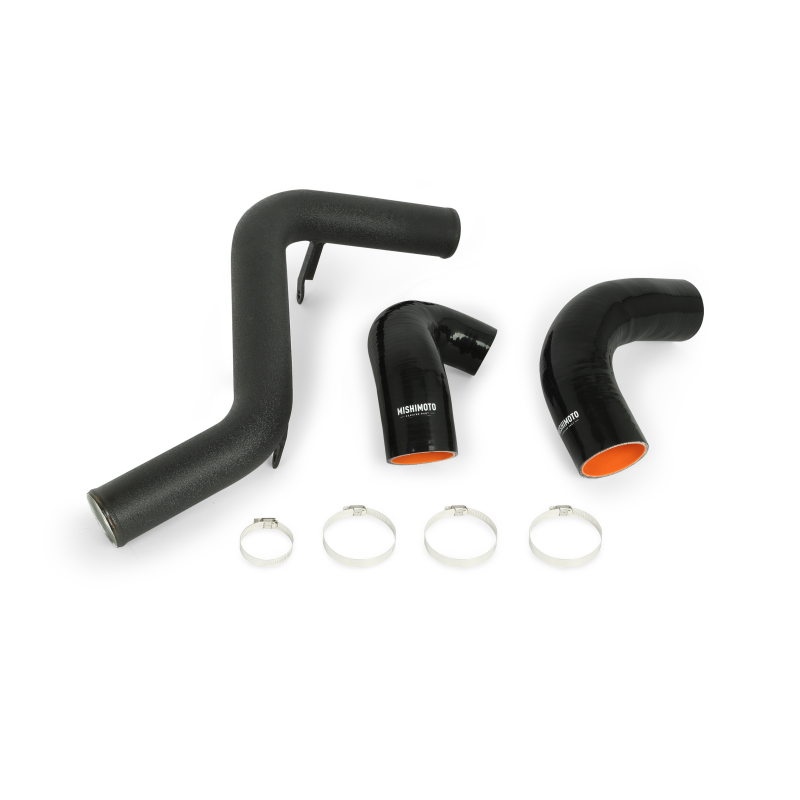 Mishimoto MMICP-FOST-13HWBK FITS 2013+ Ford Focus ST Hot Side Intercooler Pipe KitWrinkle Black