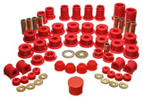 Energy Suspension 8.18103R - 90-95 Toyota 4 Runner 2WD/4WD Red Hyper-Flex Master Bushing Set