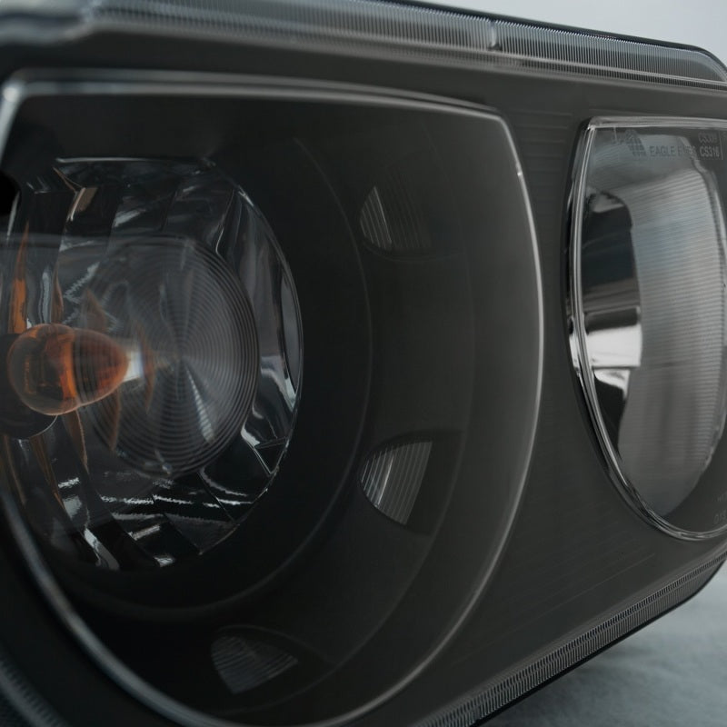 ANZO - [product_sku] - ANZO 2008-2014 Dodge Challenger Crystal Headlights Black - Fastmodz