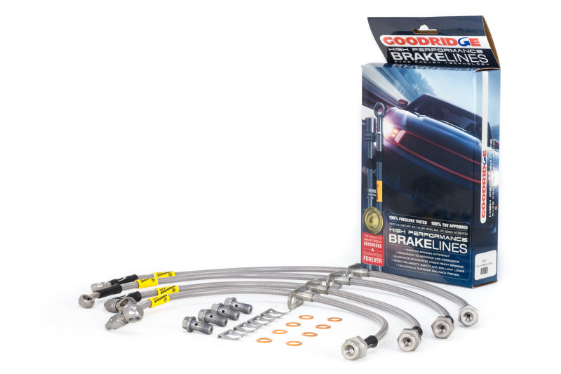 Goodridge 20042 - 17-18 Honda Civic (Base/LX/EX) SS Brake Lines