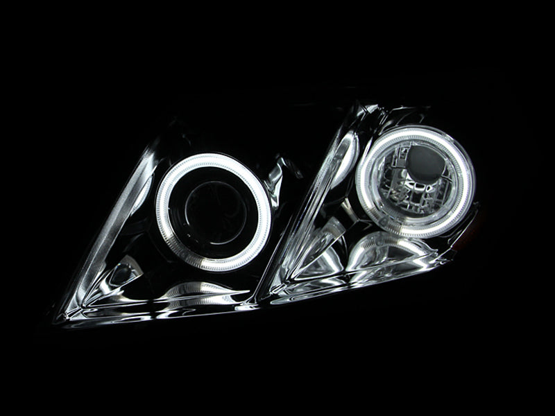 ANZO - [product_sku] - ANZO 2007-2009 Toyota Camry Projector Headlights w/ Halo Chrome - Fastmodz