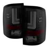 SPYDER 5080707 - Spyder GMC Sierra 14-16 LED Tail Lights Black Smoke ALT-YD-GS14-LBLED-BSM