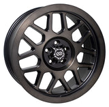 Enkei 526-790-8410BB - Matrix 17x9 6x139.7 10mm Offset 108mm Bore Brushed Black Wheel
