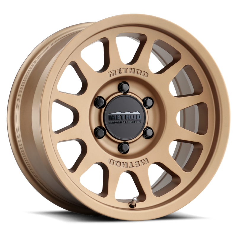 Method Wheels MR70368060900 - Method MR703 16x8 0mm Offset 6x5.5 106.25mm CB Method Bronze Wheel