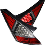 ANZO 321099 FITS: 2003-2005 Nissan 350Z LED Taillights Black