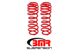 BMR Suspension SP012R - BMR 05-14 S197 Mustang GT/GT500 Rear Performance/Drag Lowering Springs Red