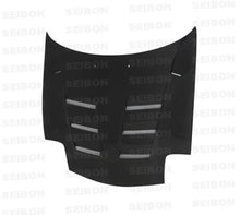 Load image into Gallery viewer, Seibon HD9396MZRX7-TS FITS 93-02 Mazda RX7 FD3S TS Style Carbon Fiber Hood