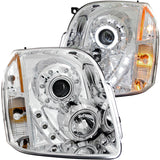 ANZO 111147 FITS: 2007-2014 Gmc Yukon Projector Headlights w/ Halo Chrome (CCFL)