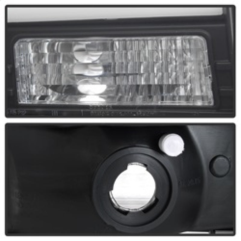 SPYDER 5084491 FITS 5084491 - Spyder 99-04 Ford F250 Super Duty Projector HeadlightsLight BarBlack PRO-YD-FF25099V2-LB-BK
