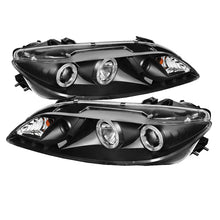 Load image into Gallery viewer, SPYDER 5042538 - Spyder Mazda 6 03-05 With Fog Lights Projector Headlights LED Halo DRL Blk PRO-YD-M603-FOG-DRL-BK