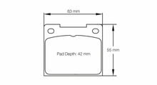 Load image into Gallery viewer, Pagid Racing 3102 RS44 Compound Brake Pads
