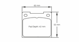 Pagid Racing 3102 RS44 Compound Brake Pads