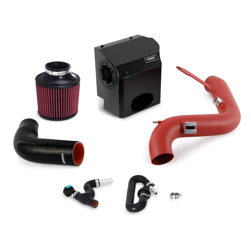 Mishimoto MMAI-FIST-16WRD FITS 2016 Ford Fiesta ST 1.6L Performance Air Intake KitWrinkle Red