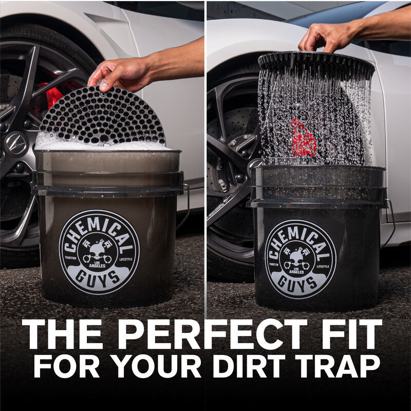 Chemical Guys ACC108 - Heavy Duty Detailing Bucket Smoked Black (4.5 Gal)