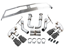 Load image into Gallery viewer, AWE Tuning 3020-43086 FITS 2020 Chevrolet Corvette (C8) Track Edition Exhaust - Quad Diamond Black Tips
