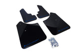 Rally Armor MF5-UR-BLK/BL FITS: 2003-2008 Subaru Forester UR Black Mud Flap w/ Blue Logo