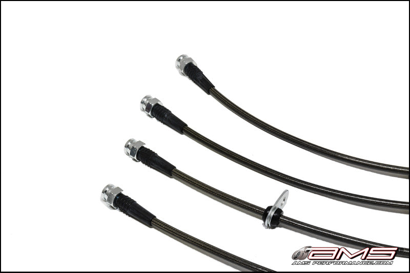 AMS AMS.04.01.0004-1 - Performance 08-15 Mitsubishi EVO X Stainless Steel Brake Lines (4 Lines)