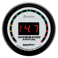 Load image into Gallery viewer, AutoMeter 5779 - Autometer Phantom 52mm Digital 10:1-17:1 Street Wideband Air/Fuel Ratio Gauge