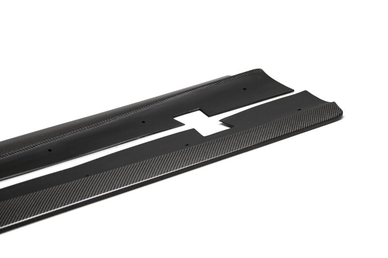 Anderson Composites AC-SS20DGCR-MB FITS 20-21 Dodge Charger Hellcat Type-MB Wide Body Rocker Panel Splitter