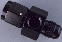 Load image into Gallery viewer, Fragola 495005-BL - Inline Gauge Adapter -6AN Male x -6AN Fem Black