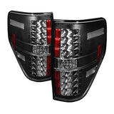 SPYDER 5008374 - Spyder Ford F150 09-14 LED Tail Lights Black ALT-YD-FF15009-LED-BK