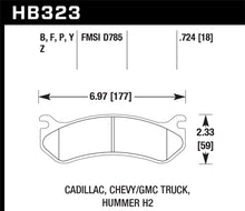 Load image into Gallery viewer, Hawk 06 Chevy Avalanche 2500 / GMC Truck / Hummer Super Duty Street Rear Brake Pads - free shipping - Fastmodz