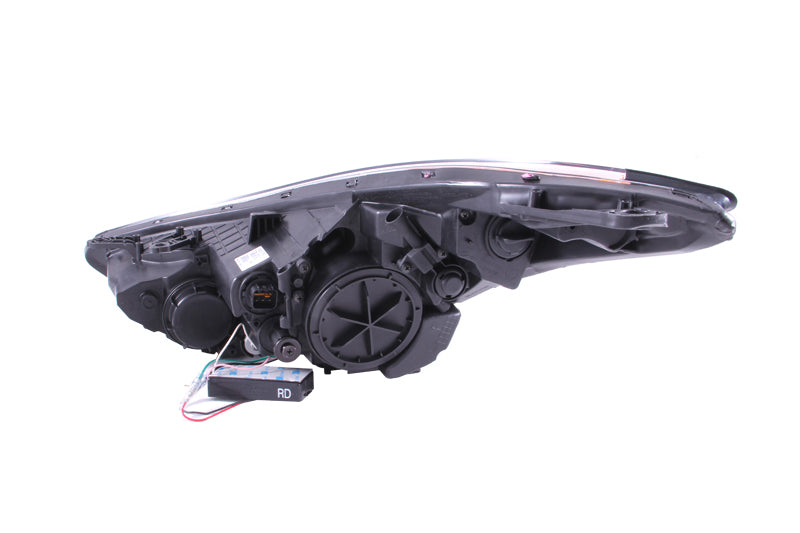 ANZO 121455 FITS 2011-2014 Hyundai Elantra Projector Headlights w/ Halo Chrome (CCFL)