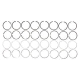 Mahle OE 42160 - Mahle Rings GMC Trk 6.6L 403 CID Duramax Turbo Diesel 2011+ LGH / LML GNS Top Plain Ring Set