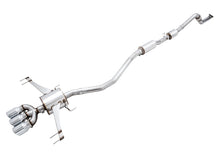 Load image into Gallery viewer, AWE Tuning 3015-42666 FITS 2017+ Honda Civic Type R Touring Edition Exhaust w/Front &amp; Mid Pipes - Chrome Silver Tips