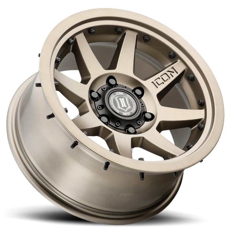 ICON 21817858347BR - Rebound Pro 17x8.5 6x5.5 0mm Offset 4.75in BS 106.1mm Bore Bronze Wheel